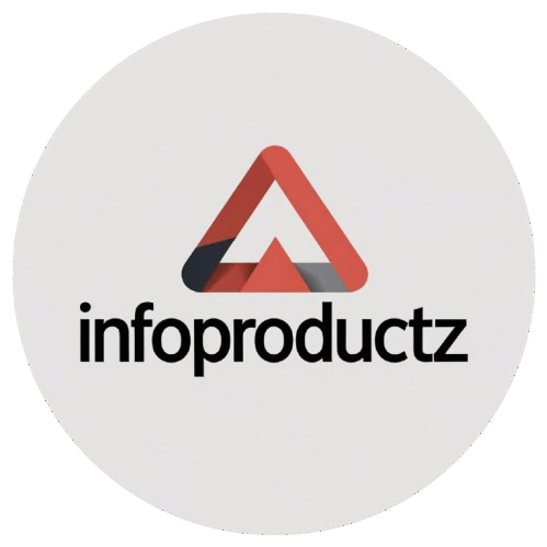infoproductz logo, digital agency, information, entertainement